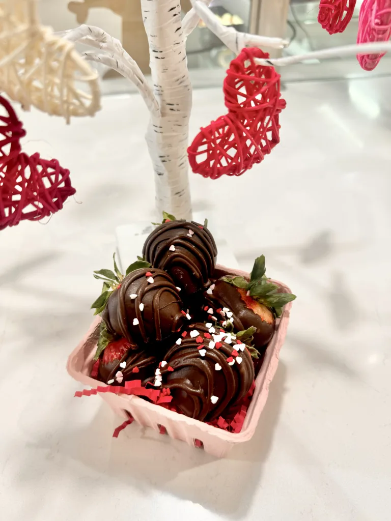 Chocolate Covered Strawberry Basket