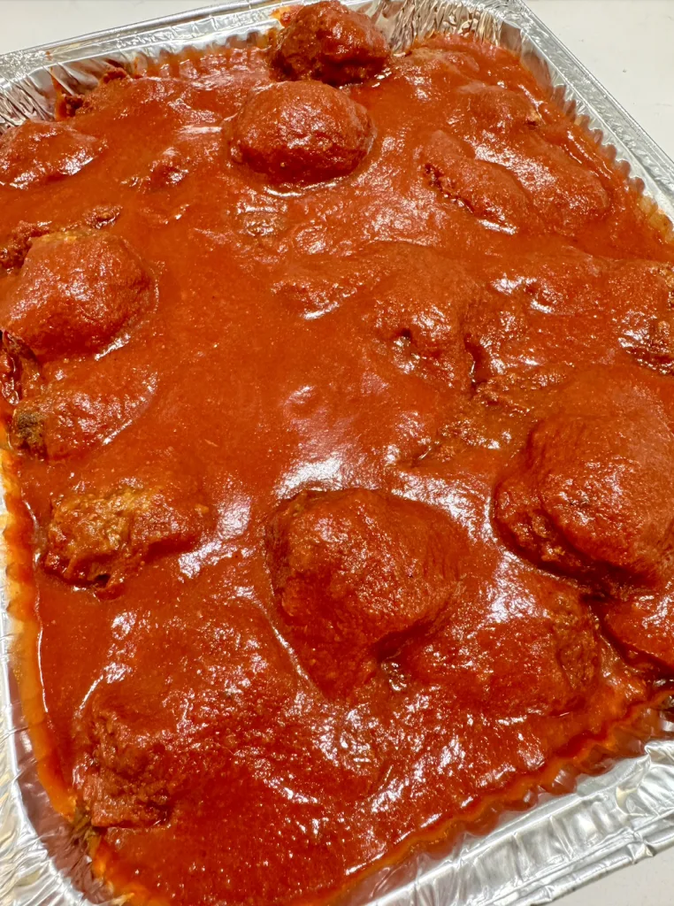 Mom's Meatballs in Homemade Gravy