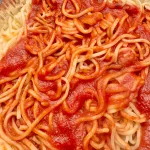 Spaghetti in Mom's Gravy