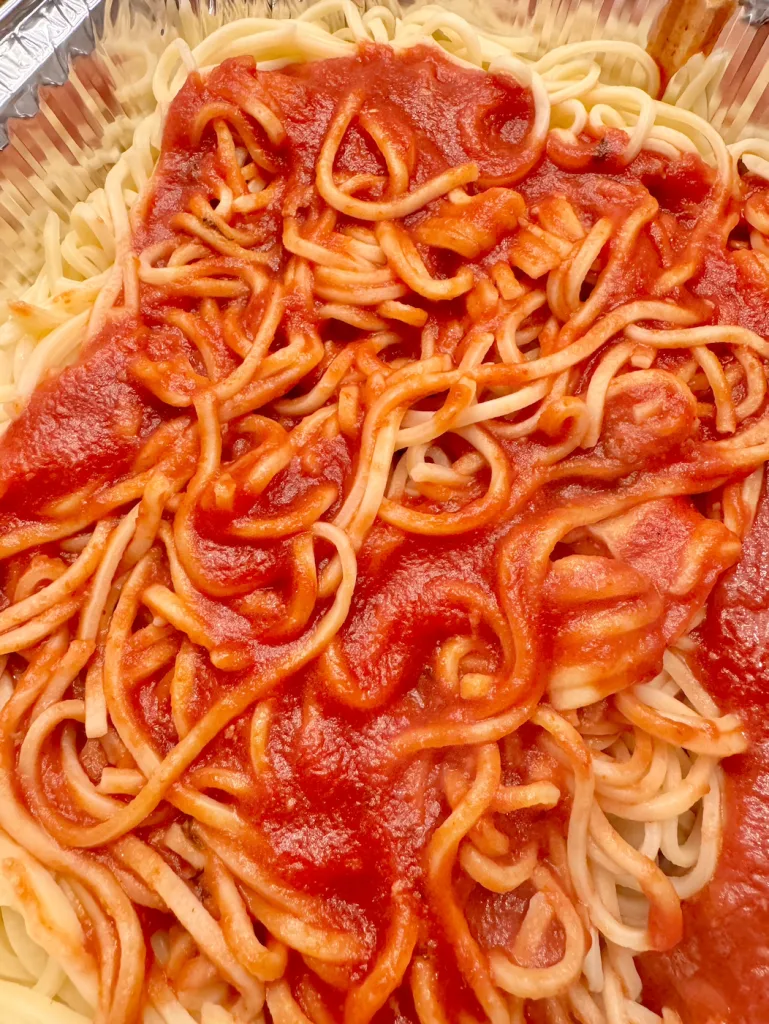 Spaghetti in Mom's Gravy