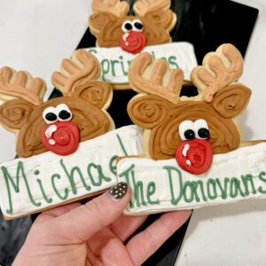 Christmas Name Tag Cookie