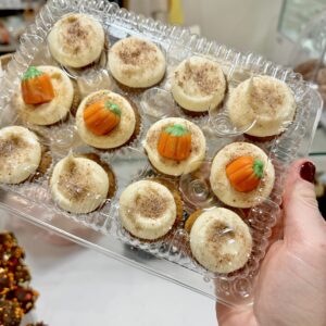 1 Dozen Mini Pumpkin Cupcakes