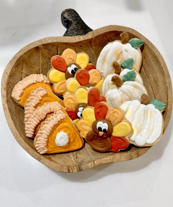 1 Dozen Assorted Thanksgiving Sugar Cookies