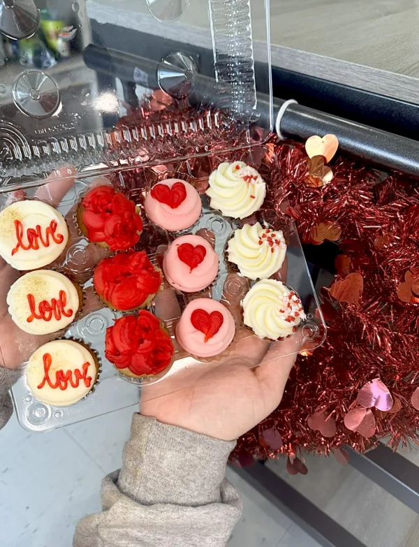 1 Dozen Mini Valentine's Day Cupcakes