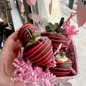 1/2 Dozen Chocolate Covered Strawberry Carton