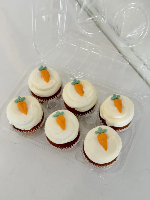 1/2 Dozen Carrot Cupcakes