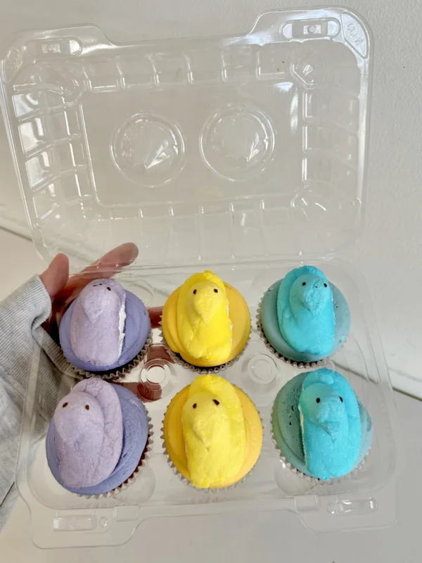1/2 Dozen Peep Cupcakes
